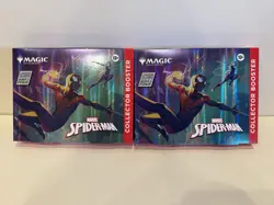 Magic The Gathering Marvel’s Spider-Man Collector Booster Omega New - 2 Box Lot - Image 1