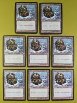 8 Island (Rocky Path) Tempest Playset Magic the Gathering MTG 8 - Image 1