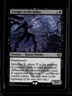 Avenger of the Fallen - 73 - TDM - NM - MTG Magic the Gathering - Image 1