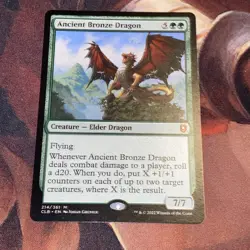 Ancient Bronze Dragon X1 Mtg Baldur’s Gate Nm - Image 1
