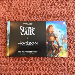 Magic MtG Secret Lair Playstation FOIL Horizon: Into the Forbidden West Sealed - Image 1