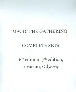 COMPLETE SETS: 6TH EDS., 7TH EDS., INVASION, ODYSSEY MTG Near Mint - Image 1