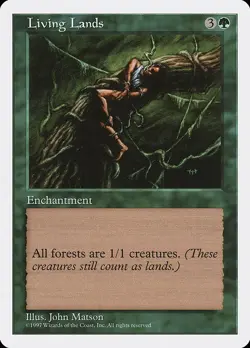Living Lands 1x MtG 5th Edition SP/NM - Image 1