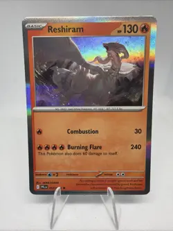 Pokemon RESHIRAM 017/094 - Phantasmal Flames - RARE HOLO - MINT - Image 1