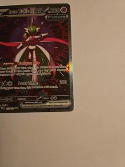 Pokemon Iron Valiant EX TCG Prismatic Evolutions Holo Card 157/131 SV - Image 4