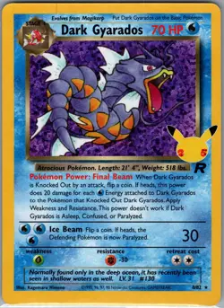 Dark Gyarados 8/82 Celebrations: Classic Collection - Pokemon Card - NM - Image 1