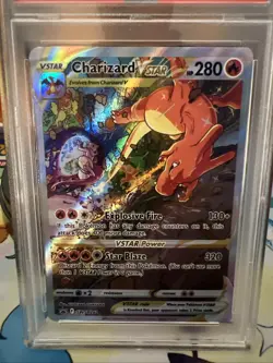 2022 Pokemon Charizard VSTAR SWSH262 #262 PSA 8 UPC Promo - Image 2