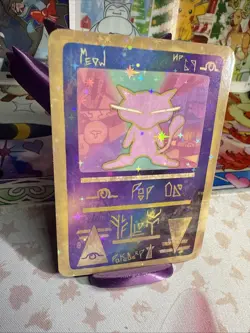 Pokederp Holo Ancient Meow Mew JWillyGuy Pokemon “Fan Art”Non TCG - Image 2