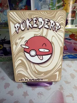 Pokederp Holo Ancient Meow Mew JWillyGuy Pokemon “Fan Art”Non TCG - Image 4