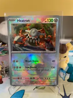 Pokemon TCG - Prismatic Evolutions - Heatran Pokeball Pattern (068/131) - NM - Image 1