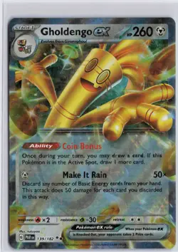 Gholdengo ex Double Rare SV04: Paradox Rift 139/182 NM - Image 1