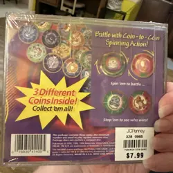 1999 Vintage Pokemon Battling Coin Game Battle Coins. Sealed Packaging. - Image 3