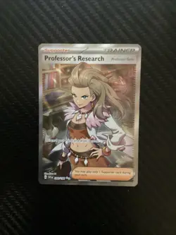 Professor's Research Full Art 240/198 Ultra Rare Scarlet & Violet Pokemon TCG NM - Image 1