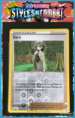 Carte Pokemon Sara 123/163 Reverse EB5 Styles De Combat FR - Image 1