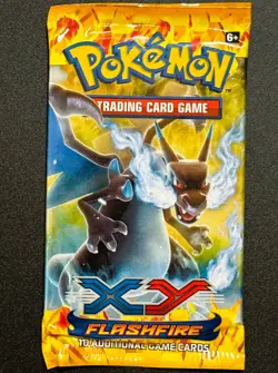Pokemon TCG: XY-Flashfire Booster Pack Mega Charizard New Sealed! - Image 1