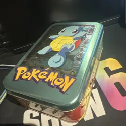 1999 Pokemon Topps TV Animation Edition Collectors Tin - EMPTY TIN - Image 1