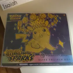 Pokemon Surging Sparks ETB Pokemon Center Exclusive SEALED Elite Trainer Box NM - Image 1