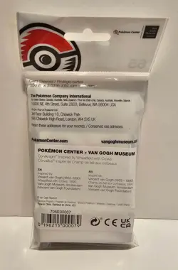 Pokemon Center x Van Gogh Corviknight Wheatfield 65 Sleeves NEW/SEALED In-Hand! - Image 4