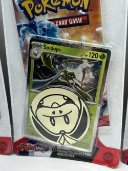 Pokemon TCG: Scarlet & Violet Spidops Promo Sealed Booster Packs - Lot of 7 ?? - Image 2