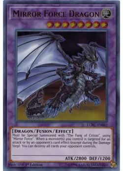Yugioh - Mirror Force Dragon (Ultra Rare) (1st Edition) - LCKC-EN062 P - Image 1