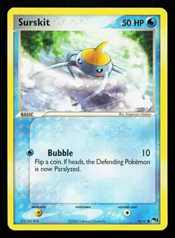 Surskit 14/17 Common POP Series 1 Pokemon Card - Image 1