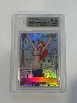 BGS 9.5 Nami OP01-016 Manga Alt Art ONE PIECE Card game The Best Japanese PRB-1 - Image 1