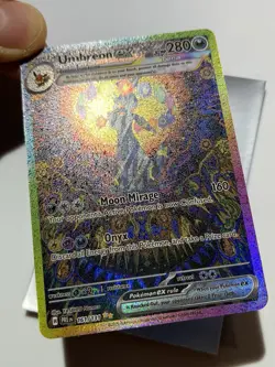 Umbreon Ex 161/131 Special Illustration SIR Prismatic Sunbreon DIY Fan Art Card - Image 2