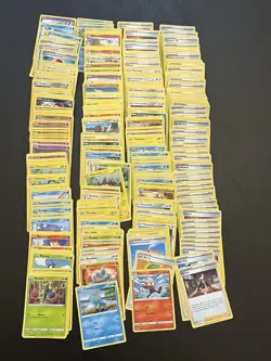 Huge Lot Pokemon Cards 2020 SWORD & SHIELD BASE SET BUILD C/UC/R 400+ Dups LP-NM - Image 1