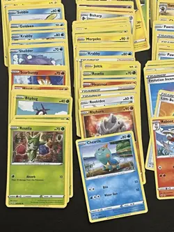 Huge Lot Pokemon Cards 2020 SWORD & SHIELD BASE SET BUILD C/UC/R 400+ Dups LP-NM - Image 2