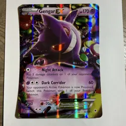 Gengar EX JUMBO Promo Pokemon Card, FULL ART - Image 2