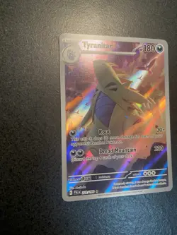 2023 Pokemon TCG Tyranitar Holo Rare Card 222/193 Sv02 Paldea Evolved - Image 2