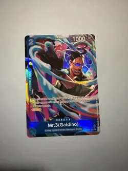 One Piece Card Game TCG Mr.3 (Galdino) PRB02-009 Alt Art M/NM - Image 1