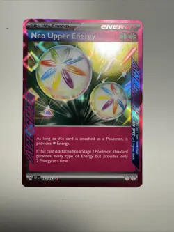 Pokemon Neo Upper Energy TCG 162/162 Temporal Forces Ace Spec Rare Holo Card - Image 1