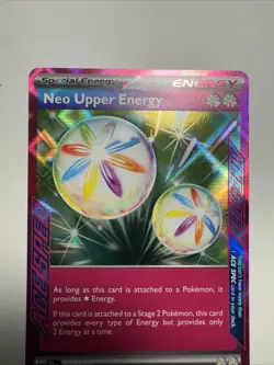 Pokemon Neo Upper Energy TCG 162/162 Temporal Forces Ace Spec Rare Holo Card - Image 2