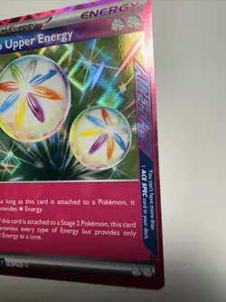 Pokemon Neo Upper Energy TCG 162/162 Temporal Forces Ace Spec Rare Holo Card - Image 5