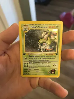 Pokemon TCG Erika's Venusaur Gym Challenge Holo Card 4/132 1st Edition Rare - Image 2