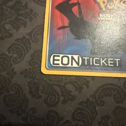Pokemon Eon Ticket Promo E-Reader E Card Ruby & Sapphire GBA - Image 2