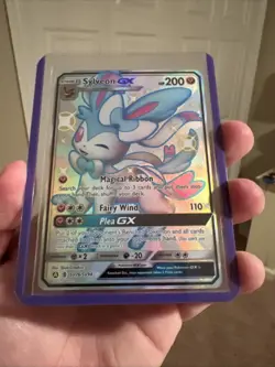 Pokemon Small Card Lot Shiny Sylveon GX FA, Lugia EX 94 FA, Glaceon EX FA - Image 2