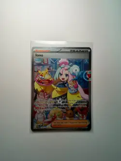 Iono 269/193 Sv02: Paldea Evolved Pokemon SIR Holo Card English NM - Image 1