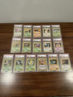 Pokemon Gym Series Lot - 16 Cards Total - All PSA 9 MINT - Image 1