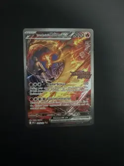 Pokemon TCG Team Rockets Moltres EX Destined Rivals Card 229/182 M/NM Fresh Pull - Image 1
