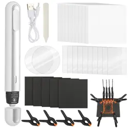 52 Pcs Trade Card Flattening Kit Sports Card Repair Care Cleaning Tools Inclu... - Image 1