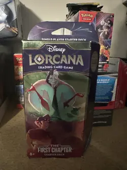 Disney Lorcana TCG The First Chapter Ruby & Emerald Starter Deck - 60 Cards NEW 4050368981707 - Image 1