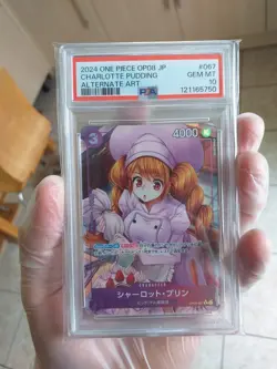 PSA 10 Charlotte Pudding OP08-067 R Japanese Two Legends One Piece Card - Image 3