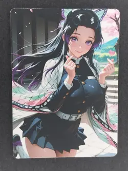 Kanae Demon Slayer Card Anime Holo Waifu Sexy Goddess Doujin Card Double Sided - Image 1