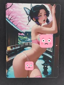 Kanae Demon Slayer Card Anime Holo Waifu Sexy Goddess Doujin Card Double Sided - Image 2