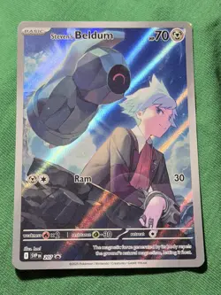 Pokemon TCG Steven's Beldum SVP 207 Rival Battle Deck Black Star Promo Card NM - Image 1