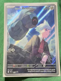 Pokemon TCG Steven's Beldum SVP 207 Rival Battle Deck Black Star Promo Card NM - Image 2