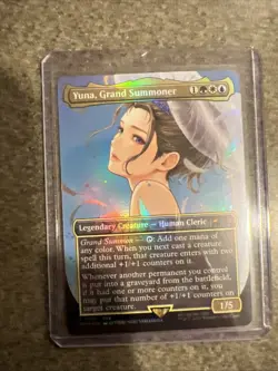 Yuna, Grand Summoner (Borderless) Commander: Final Fantasy Foil - Image 4