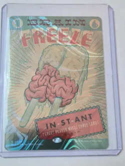 Brain Freeze - HALO FOIL - Secret Lair - An Encyclopedia of Magic MTG - 0029 - Image 1